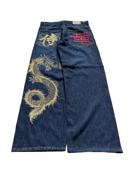 Calças Baggy Hip Hop USA JNCO Style