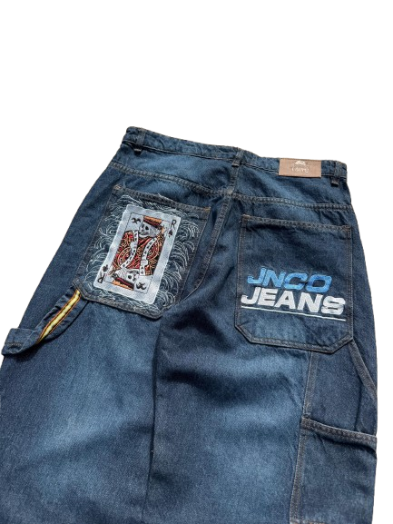 Calças Baggy Hip Hop USA JNCO Style